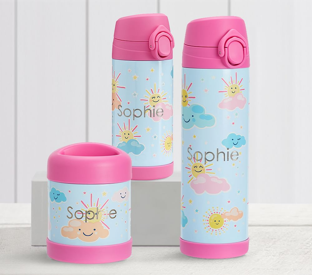 Mackenzie Aqua Sunny Skies Glow-in-the-Dark Hot & Cold Container